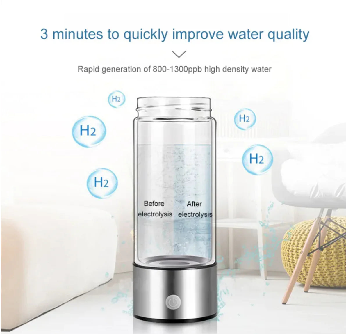 Hydrogen Health Water Cup